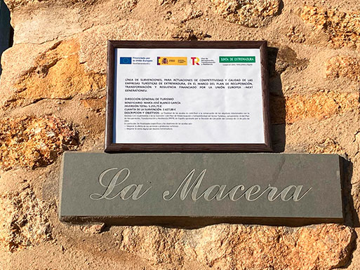 Servicios. Casa Rural Caceres Extremadura. Turismo Rural con encanto - La Macera - Valencia de Alcantara